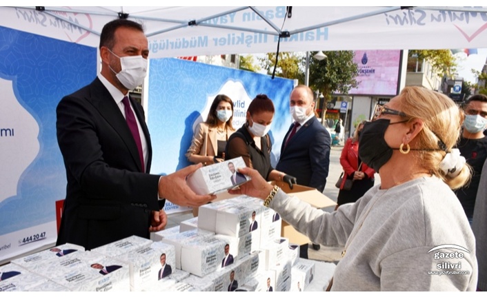 BAŞKAN YILMAZ KANDİL SİMİDİ DAĞITTI