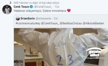 Cenk Tosun’dan sağlık çalışanlarına destek