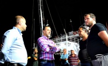 BAŞKAN YILMAZ BALIKÇILARLA “VİRA BİSMİLLAH” DEDİ