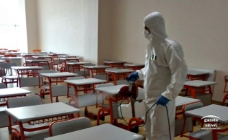 LGS öncesi Odak Okulları dezenfekte edildi