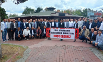İstanbul'da yaşayan Diyarbakırlı dernek başkanları, şehrin sorunlarını ve çözüm yollarını konuşmak üzere bir araya geldi.